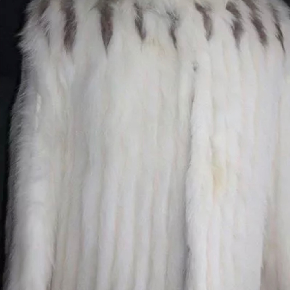 Saga Fox Jacket Womens Shadow & Blue Fox Jacquard